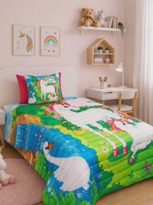 Edredon Unicornio 3 Solteiro