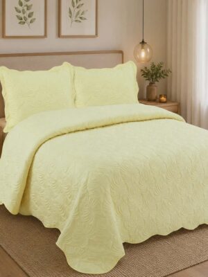 Zuri 1 casal bordada amarelo