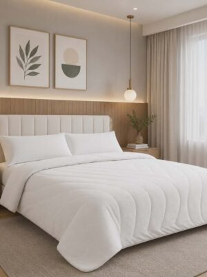 Waves SPN forro sherpa (borrego) casal Branco