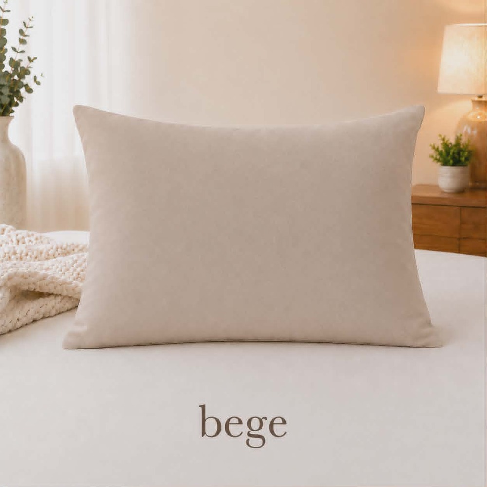 fronha bege percal