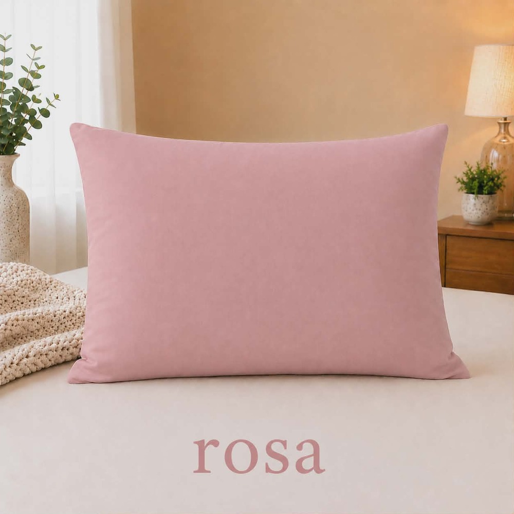 fronha rosa percal