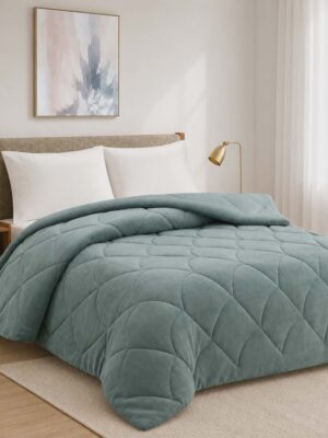 Lys SPN forro sherpa (borrego) casal Verde