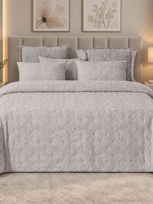 Colcha Lilly Cor Linho 1098 Casal